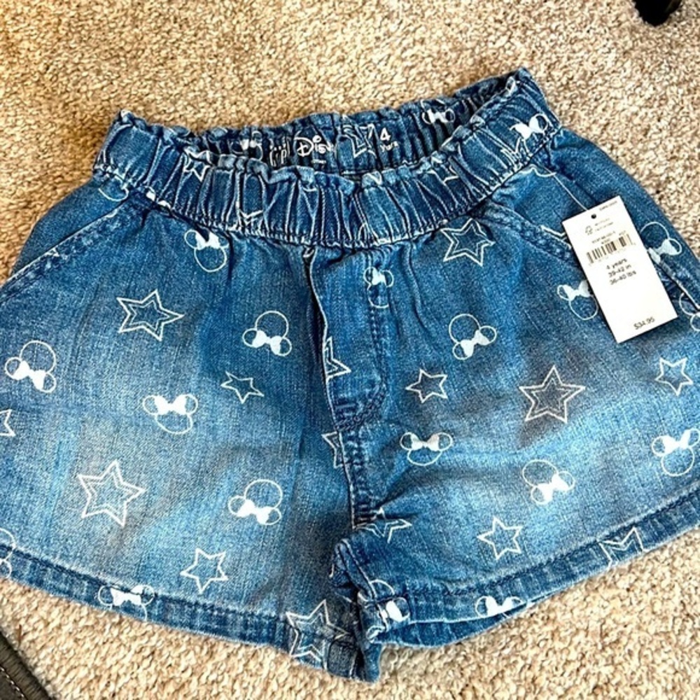 Disney, Mickey shorts Jean 4T New